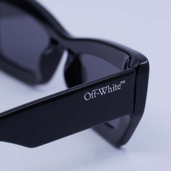 ?️New Off-White OERI137 AURORA 1007 Sunglasses - Black Frame, Dark Grey Lenses main image 6